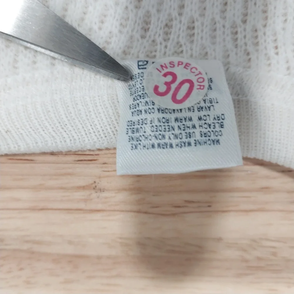 Morgan Mills Arctex Thermal Undershirt Mens Waffle Knit Base Layer M Cream